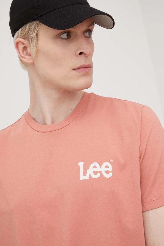 Lee t-shirt bawełniany 100 % Bawełna