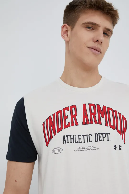 beżowy Under Armour t-shirt 1370515