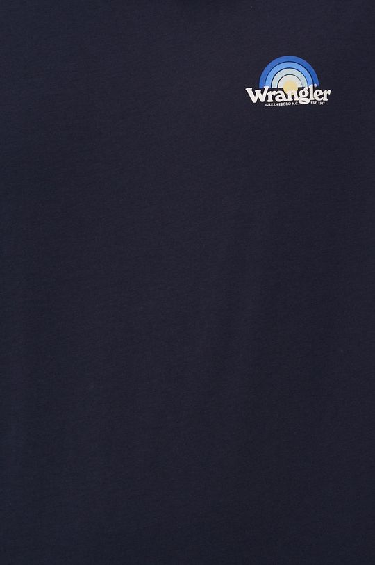 námořnická modř Bavlněné tričko Wrangler