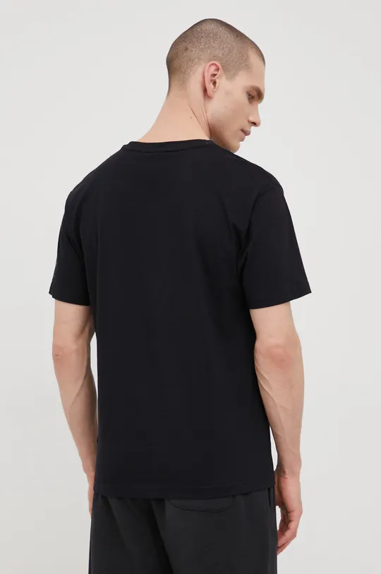 Bavlněné tričko New Balance MT21529BK  100% Bavlna