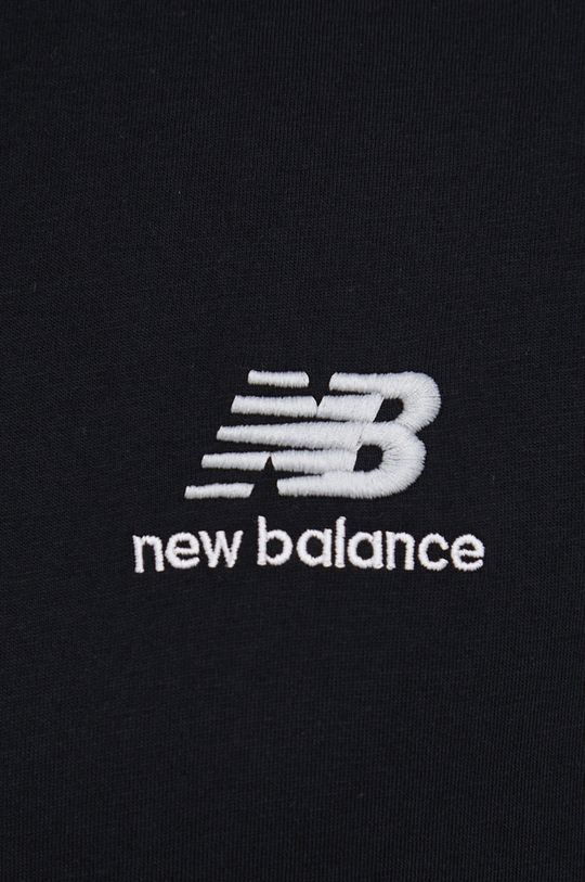 čierna Bavlnené tričko New Balance UT21503BK