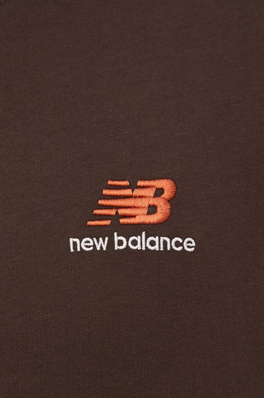 hnedá Bavlnené tričko New Balance UT21503RHE