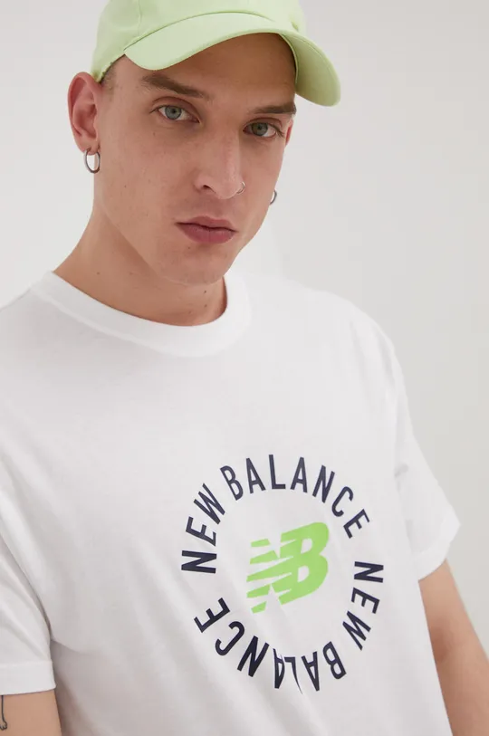 biela Tričko New Balance MT21901WM