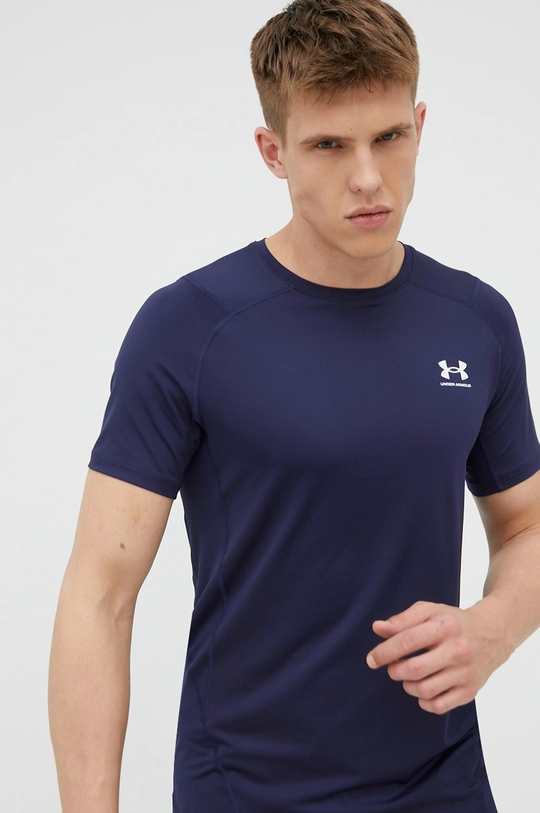 σκούρο μπλε Μπλουζάκι προπόνησης Under Armour Ανδρικά