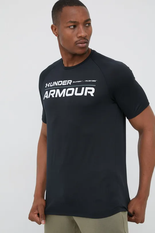 čierna Tréningové tričko Under Armour Tech 2.0 Wordmark 1370538
