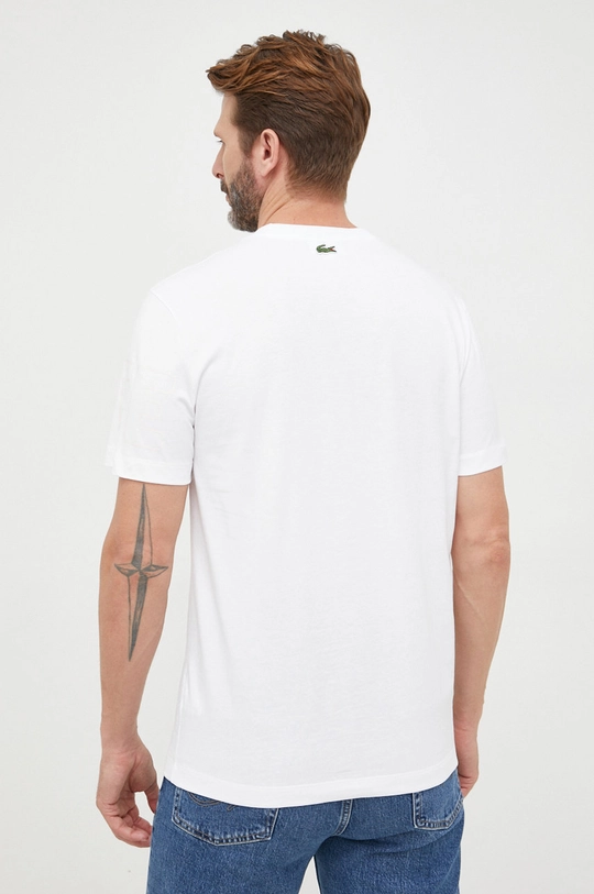 Βαμβακερό μπλουζάκι Lacoste  100% Βαμβάκι