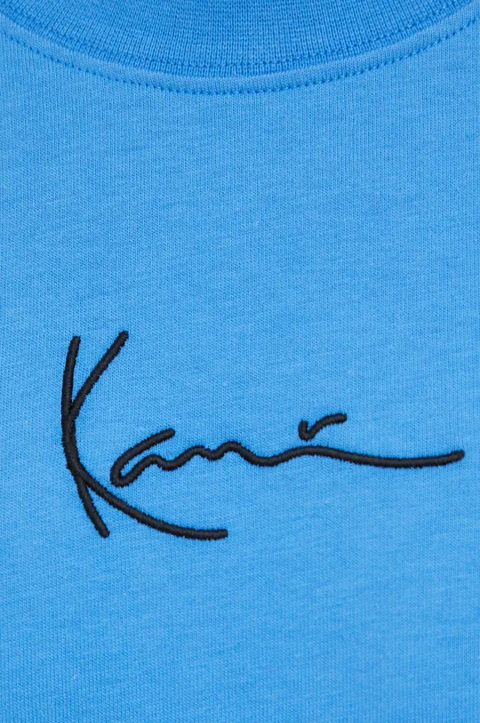 μπλε Βαμβακερό μπλουζάκι Karl Kani