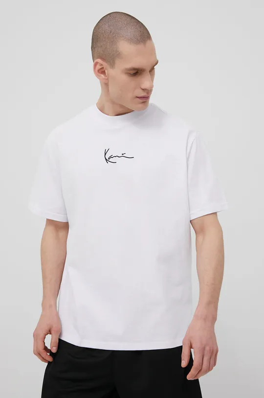 biały Karl Kani t-shirt bawełniany Męski