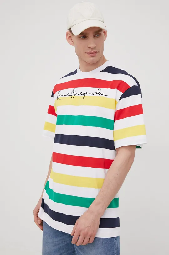 Bavlnené tričko Karl Kani viacfarebná