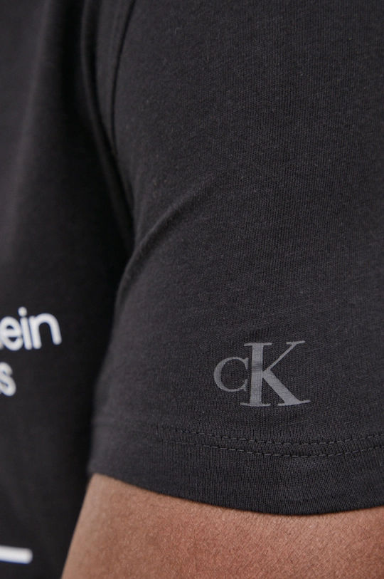 Βαμβακερό μπλουζάκι Calvin Klein Jeans Ανδρικά