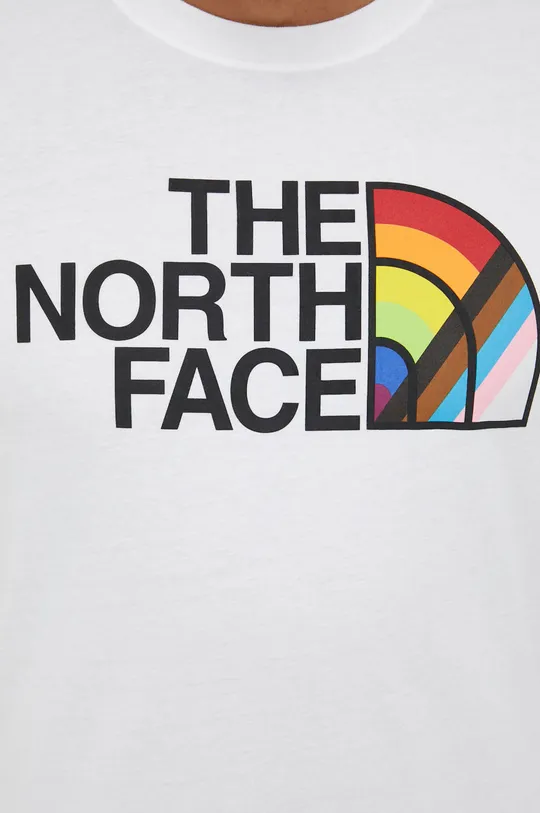 Βαμβακερό μπλουζάκι The North Face Pride Ανδρικά