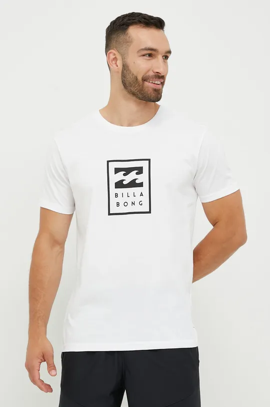 білий Бавовняна футболка Billabong
