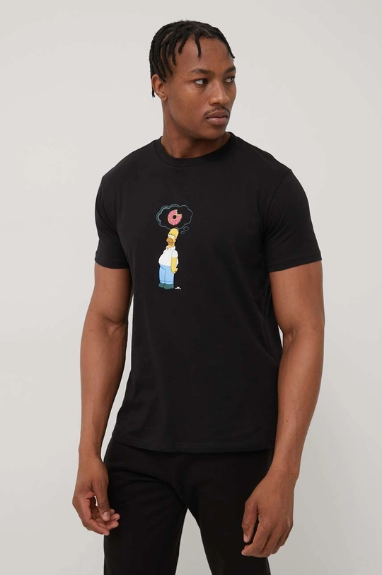 Billabong t-shirt bawełniany Billabong x The Simpsons 100 % Bawełna organiczna