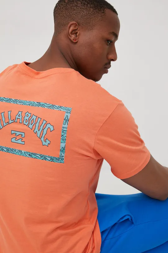оранжевый Хлопковая футболка Billabong