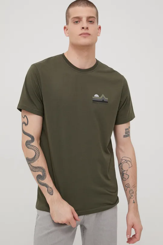zelena Billabong T-shirt Moški