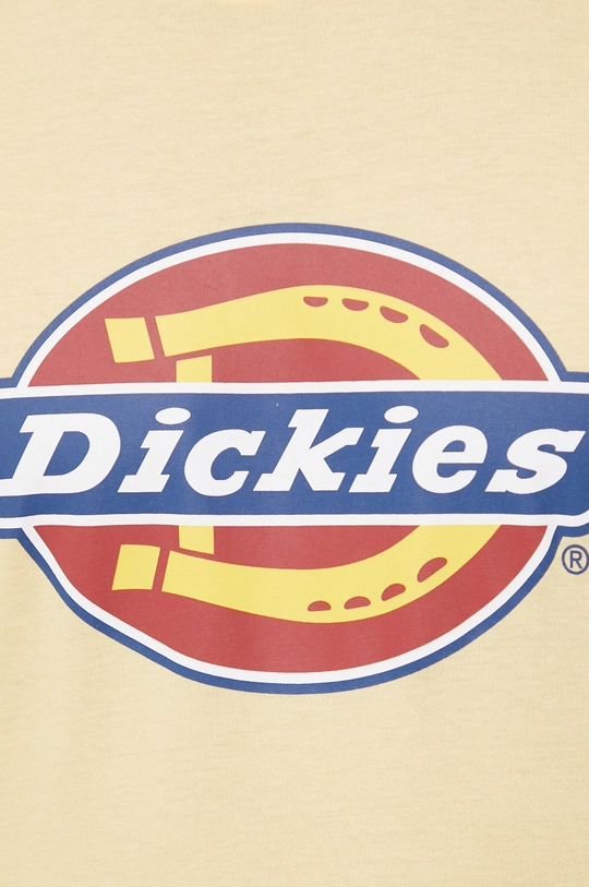 κίτρινο Βαμβακερό μπλουζάκι Dickies