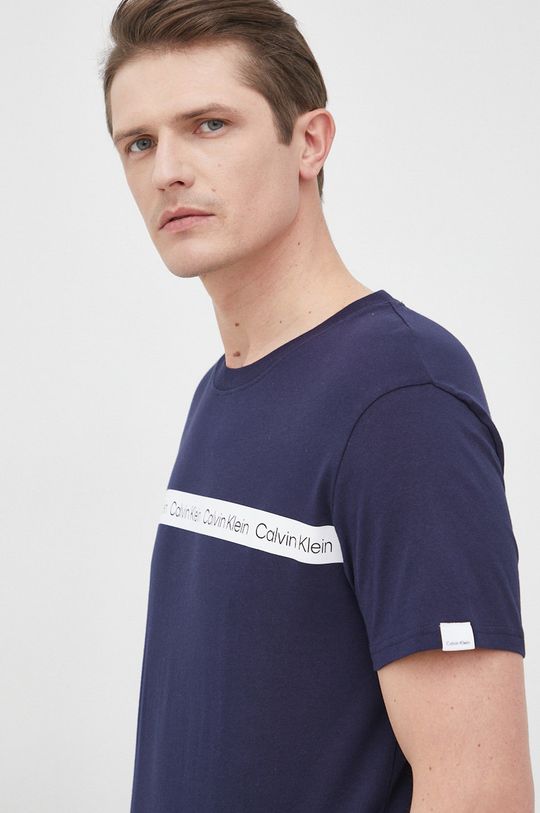 bleumarin Calvin Klein tricou din bumbac