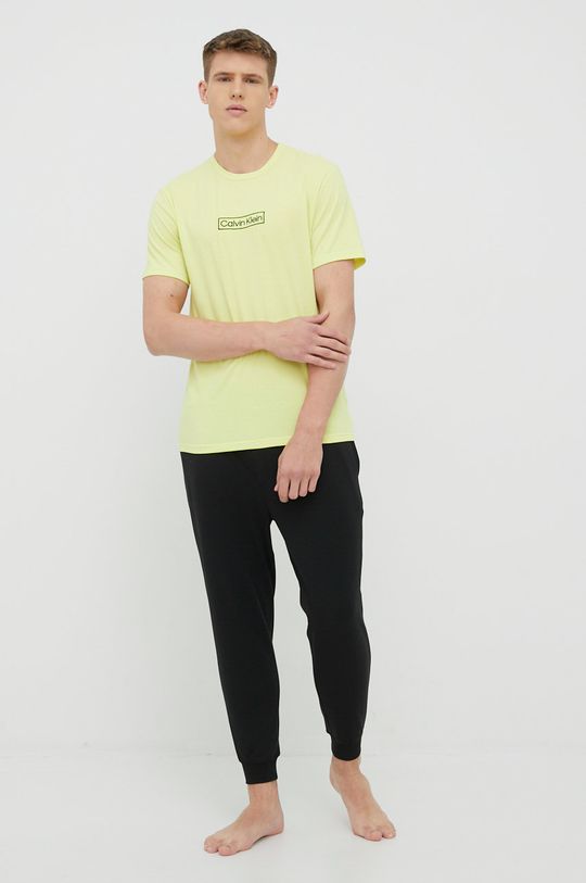 Tričko Calvin Klein Underwear jasně žlutá