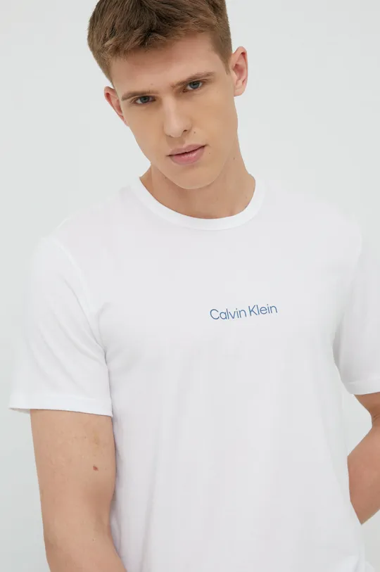 biały Calvin Klein Underwear t-shirt piżamowy