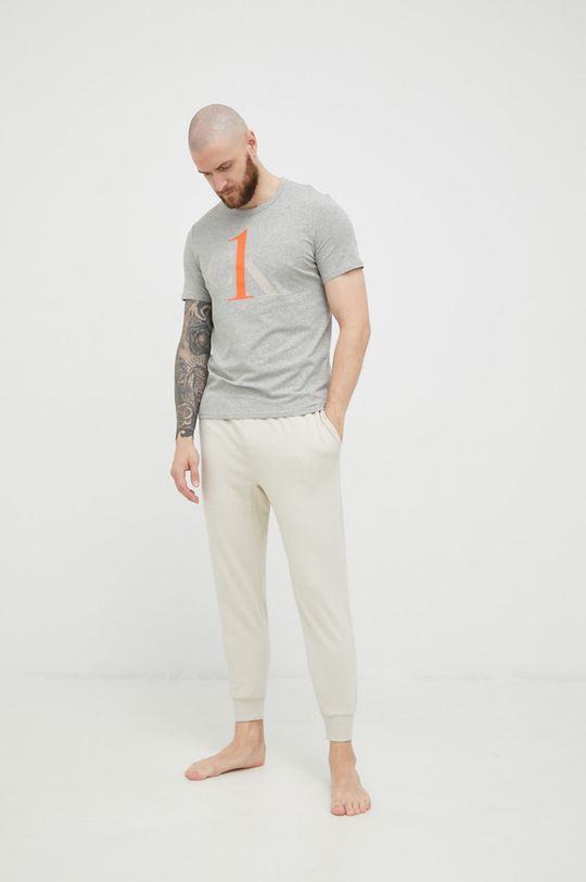 Plážové tričko Calvin Klein Underwear šedá