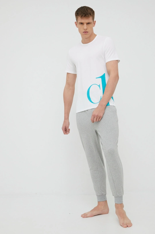 Calvin Klein Underwear t-shirt piżamowy CK One biały