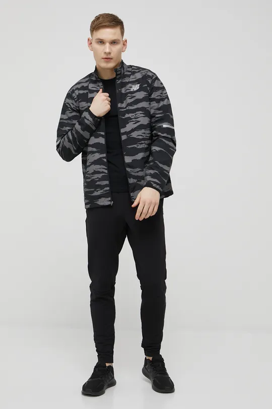 Βαμβακερή πιτζάμα μπλουζάκι Moschino Underwear μαύρο