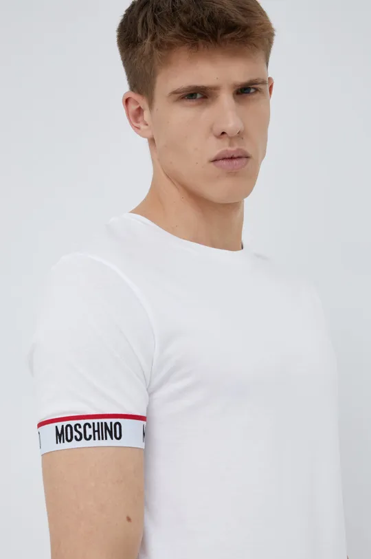 λευκό Βαμβακερό μπλουζάκι Moschino Underwear