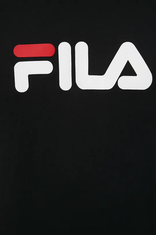 czarny Fila t-shirt bawełniany Bellano