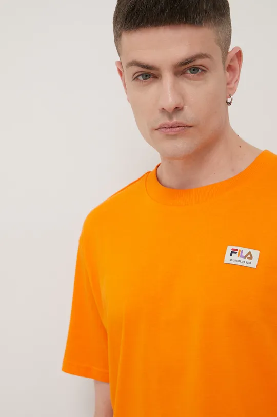 portocaliu Fila tricou din bumbac