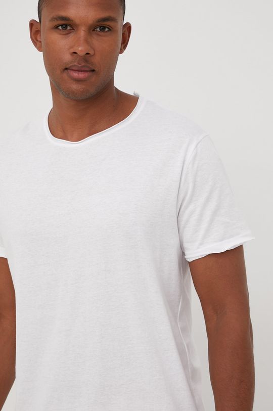 biały Brave Soul t-shirt bawełniany
