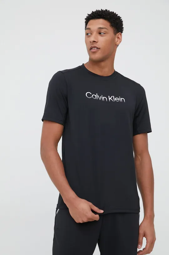 czarny Calvin Klein Performance t-shirt treningowy Active Icon Męski