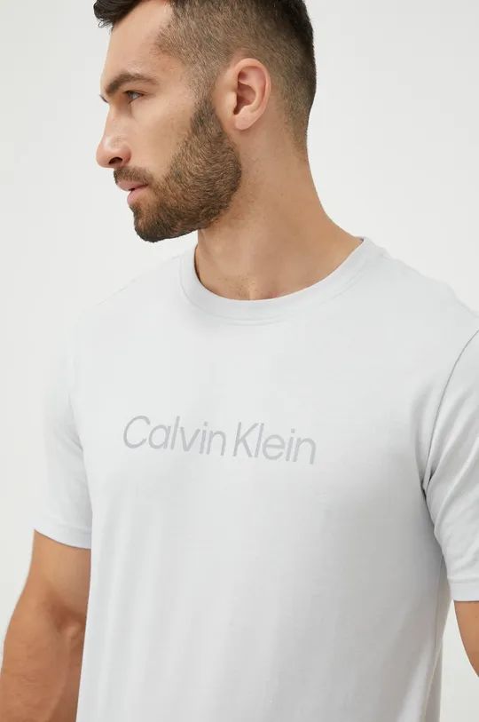 γκρί Μπλουζάκι προπόνησης Calvin Klein Performance Ck Essentials Ανδρικά