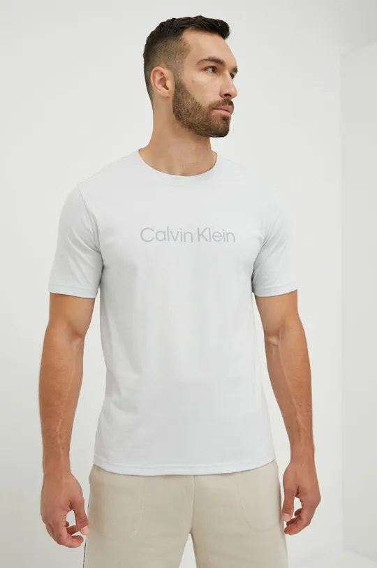 γκρί Μπλουζάκι προπόνησης Calvin Klein Performance Ck Essentials