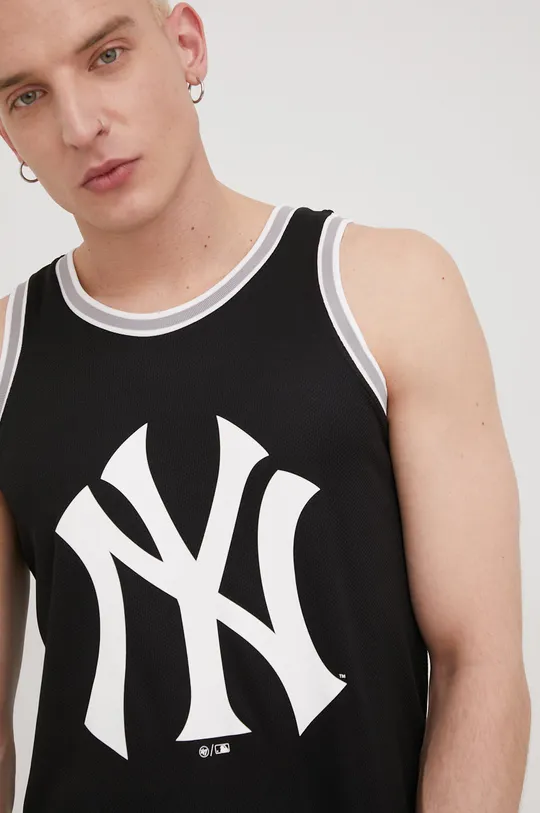 μαύρο Μπλουζάκι 47 brand Mlb New York Yankees Ανδρικά