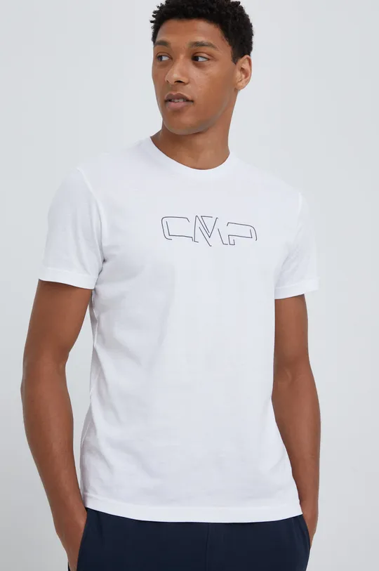 λευκό Βαμβακερό μπλουζάκι CMP