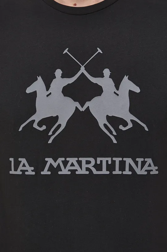 Βαμβακερό μπλουζάκι La Martina Ανδρικά