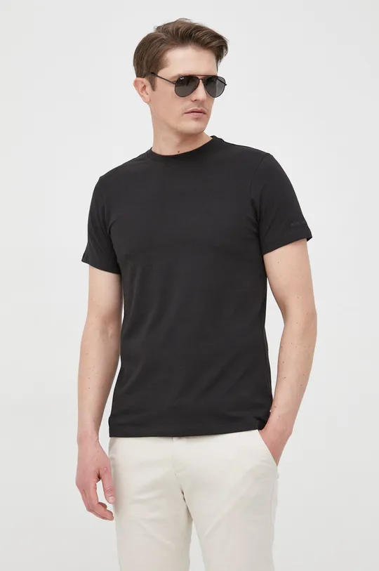 czarny Karl Lagerfeld t-shirt (2-pack) 215M2199.61 Męski