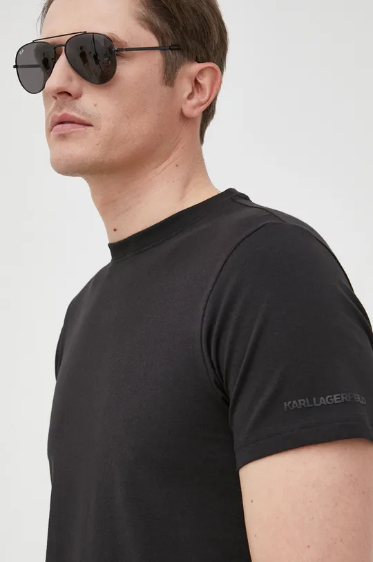 czarny Karl Lagerfeld t-shirt (2-pack) 215M2199.61