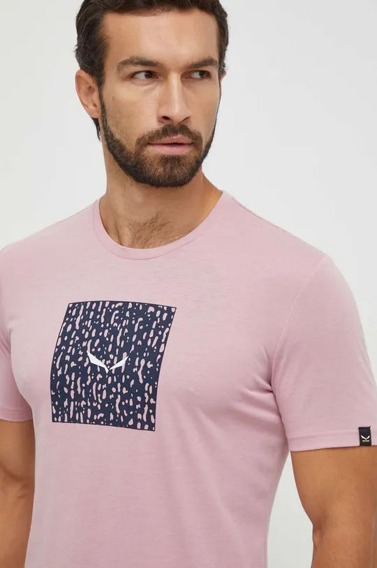 ροζ Αθλητικό μπλουζάκι Salewa Pure Box