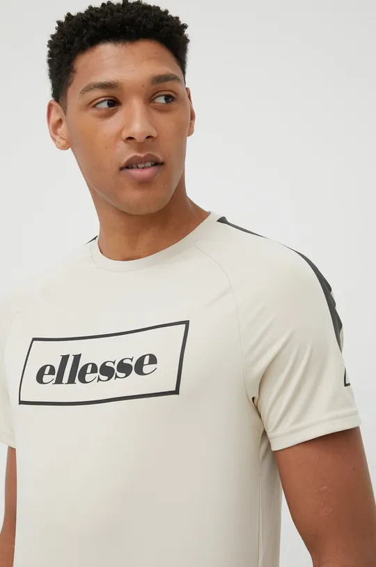 beżowy Ellesse t-shirt