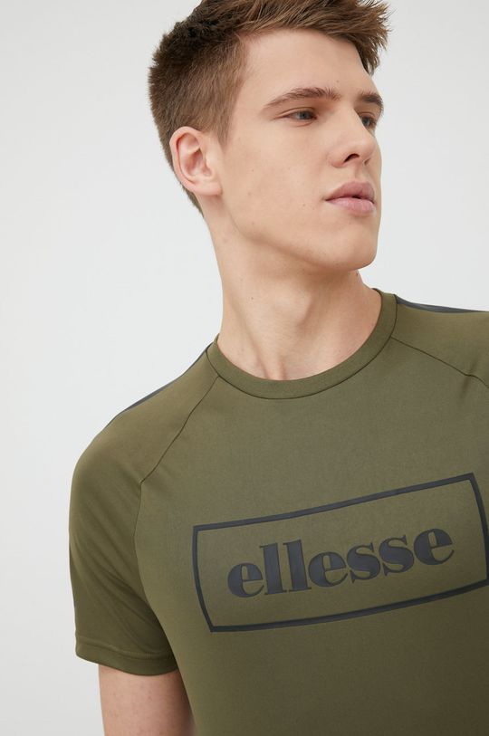 brązowa zieleń Ellesse t-shirt