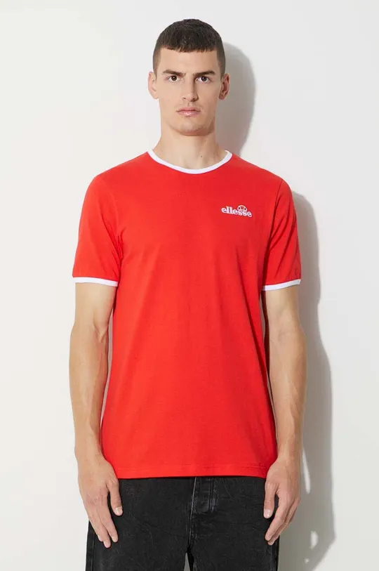 czerwony Ellesse t-shirt Męski