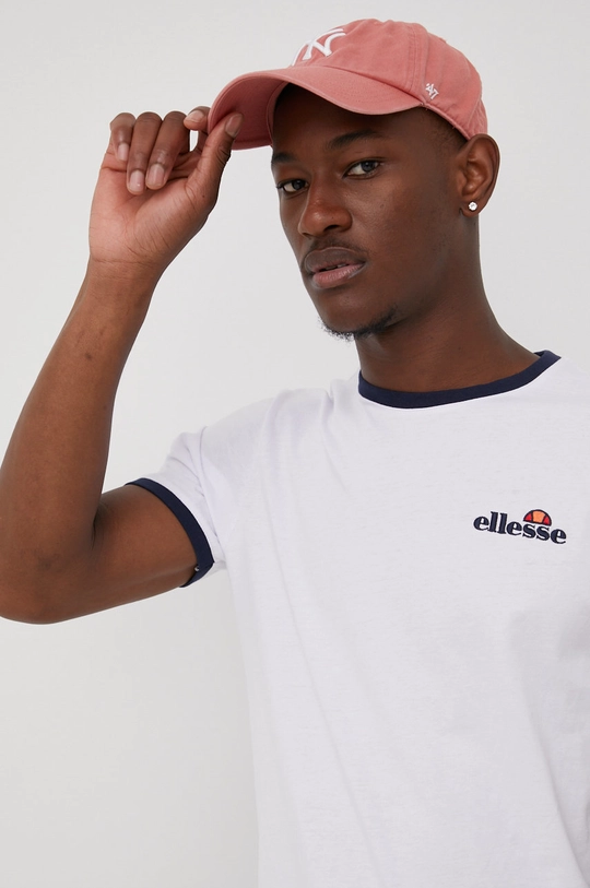 biały Ellesse t-shirt Męski