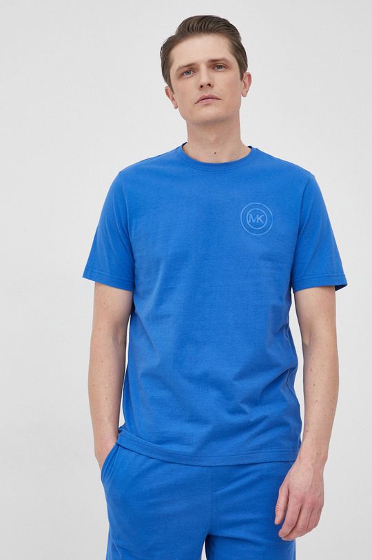 modrá Bavlněné tričko Michael Kors