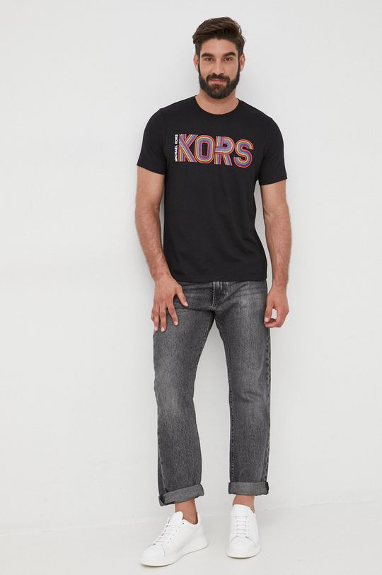 Michael Kors t-shirt bawełniany czarny