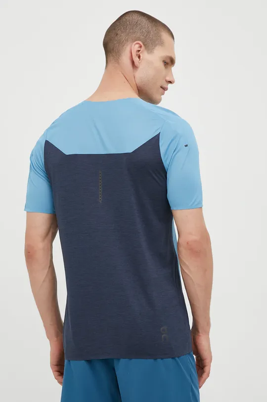 niebieski On-running t-shirt do biegania Performance Męski
