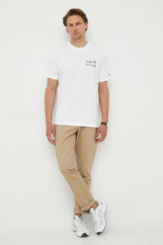 MC2 Saint Barth t-shirt bawełniany biały