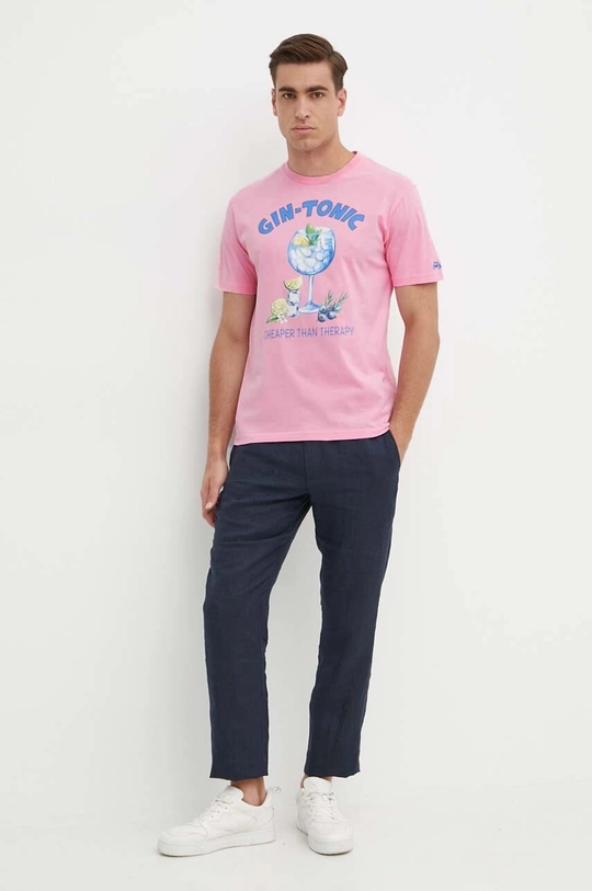 MC2 Saint Barth t-shirt in cotone rosa