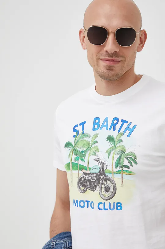 πολύχρωμο Βαμβακερό μπλουζάκι MC2 Saint Barth