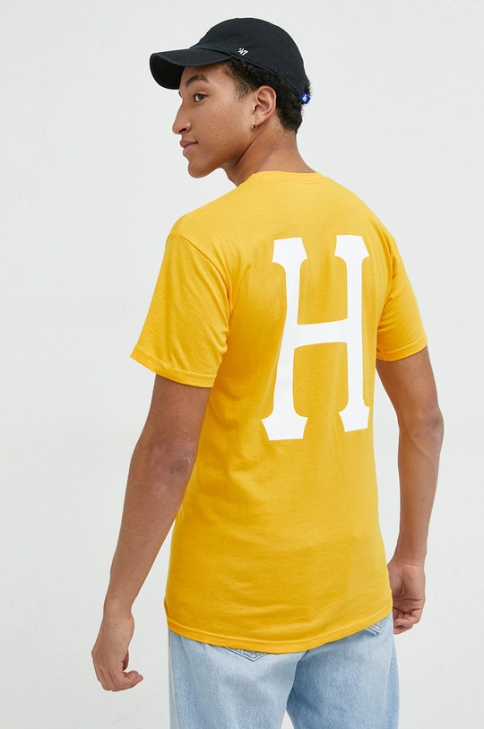 HUF t-shirt bawełniany 100 % Bawełna